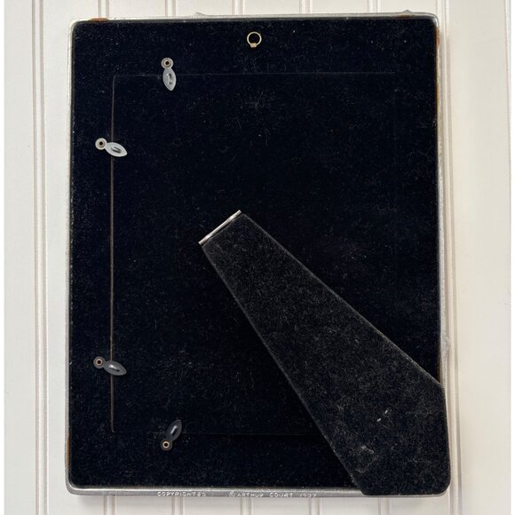 Vtg 1987 Arthur Court 8 X 10 3D Rabbit Photo Frame Silver Tone Easter Spring - Picture 3 of 5